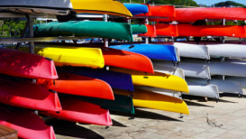 15 DIY home made kayak rack that save space